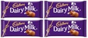 4x 95g CADBURY Mliečna čokoláda UK