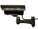 Monitorovanie atrapy kamery CCD Blikajúca LED Čierna STOP!