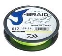 DAIWA J-BRAID X4 YELLOW BRIDGE 135m-0,17mm
