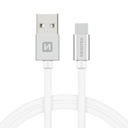 Rýchlonabíjací kábel USB - USB-C 0,2 m SWISSTEN