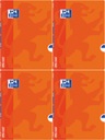 NOTEBOOK A5/60K WIDE LINE OPEN FLEX OXFORD x4