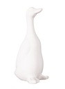 Keramická kačička, biela, 15 cm