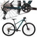 MTB bicykel Kross Level 6.0, tyrkysový, 17-palcový rám