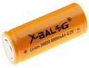 Nabíjateľná batéria: 8800mAh 26650 X-BALOG 4,2V batéria