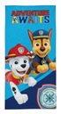 PAW PATROL osuška páv 70x140 cm bavlnená plážová osuška Marshall Chase