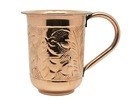 Medený hrnček na vodu 350ml zdobený 8