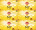 LIPTON Express čierny čaj 50 vrecúšok x6
