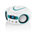 CD rádio prehrávač Hyundai TRC533AU3WBL Boombox biely s USB MP3
