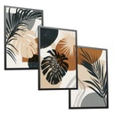 Moderná sada 3 plagátov 50x70 MONSTERA