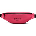 Dámska športová taška do pása NIKE HERITAGE Just Do It, ružová