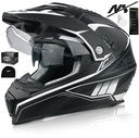 NAXA PRILBA NA MOTORKU CO3/J ENDURO veľkosť M + ANTI-FOG