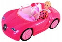 Auto s ružovou konvertibilnou bábikou Beauty
