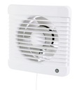 KÚPEĽŇOVÝ VENTILÁTOR 150MM ČASOVAČ, HYGRO, STRUN