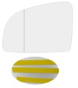 OPEL MERIVA A 2003-2010 SKLENÁ VLOŽKA DO ZRKADLA ĽAVÁ
