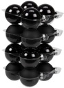 SKLENENÉ VIANOČNÉ GULE 5,7 CM BAL/16 KS