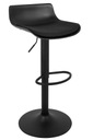 SNAP BAR TAP čierna polohovateľná barová stolička