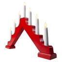 Drevený svietnik LED adventný 30cm