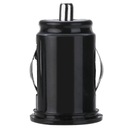 Nový 12V napájanie s dvomi USB portami Mini Plug v čiernom štýle