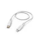 HamaFlexible NABÍJANIE/DÁTA USB C-LIGHTNING 1,5 m SIL BIA