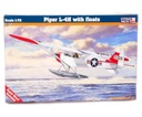 Piper L-4H s plavákmi