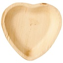 Taniere v tvare srdca z PALMOVÝCH LISTOV, 16 cm, 25 ks