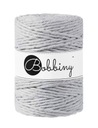 Paličkovaná šnúra Macrame 5mm 100m svetlošedá