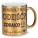 ZLATÝ HRNČEK, LESKLÝ DARČEK PRE ZRADCU PRI ODCHODE Z PRÁCE
