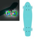 Kartička SMJ LED skateboard 56cm modrá