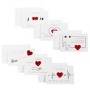 6ks valentínskych pohľadníc Cards