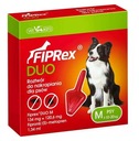 Fiprex Duo M na kliešte proti blchám pre psov 10-20 kg