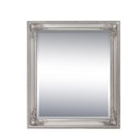 Štýlové zrkadlo v striebornom ráme - výška 71 cm