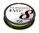 Pletená šnúra Daiwa Tournament 8 EVO 0,10mm 270m CH
