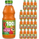 Kubuś mrkva malina jablková šťava 20 x 300 ml