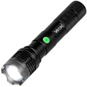 Kovová ručná baterka 10W USB 800 lumenov