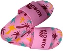 Bazénové šľapky KUBOTA Palmy Pink, veľkosť 37