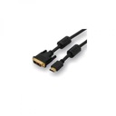 Video kábel DVI (18 + 1) M - HDMI M, 2m, pozlátený s