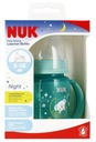 NUK FĽAŠA 150 ML 6M S RÚČKOU PRVÁ VOĽBA NOČNÁ ZELENÁ 10215326