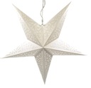 3D PAPER STAR LED vianočná vitrážová lampa 40CM
