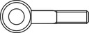 Toolcraft M4 14mm kruhová skrutka s okom