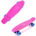 Ružový PLASTOVÝ skateboard Meteor ABEC-5