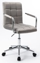 Kancelárska stolička Q022 sivá látka