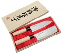 Sada nožov Satake Megumi Santoku + Nakiri