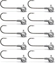 10x Jig Head Jaxon Tanami Black háčik 5/0 20G