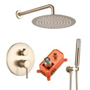 Zlatý podomietkový sprchový set - GOLD MAT 30