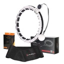 MAGNETICKÝ HULA HOP SET BIELY HHM16 S HMS POČÍTAČOM + PÁS NA SCHUDNUTIE