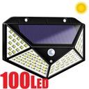 100LED solárna lampa Snímač pohybu solárneho svetla
