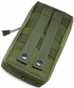 MOLLE Pouch vreckové vrecko vojenská zelená taktická cestovná taška cez pás