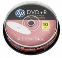 DVD+R DL 8,5 GB HP potlačiteľný disk 10 kusov