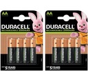 8x BATÉRIE DURACELL R6 AA 2500 mAh batérie