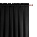 Hotový zamatový záves s páskou žaba 140x250 Charmy black